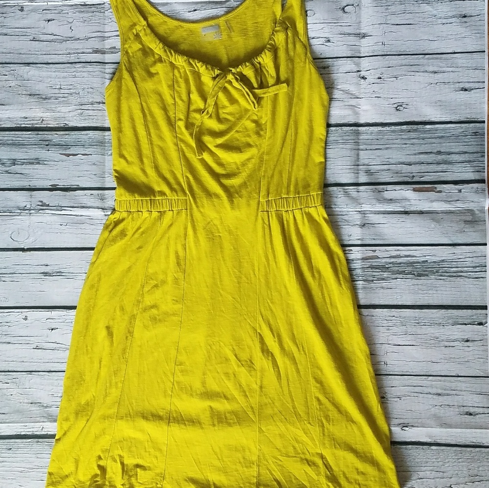 Athleta | Mustard Yellow Dress | M